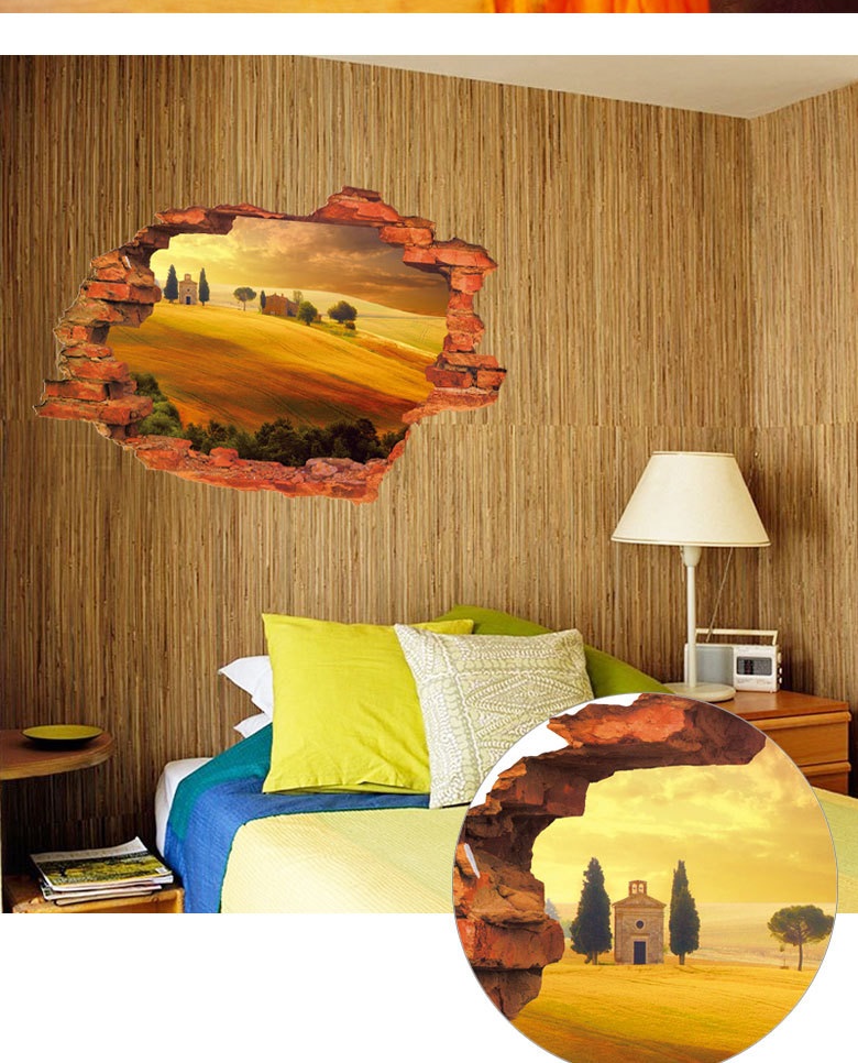 Decal dán tường 3D AmyShop