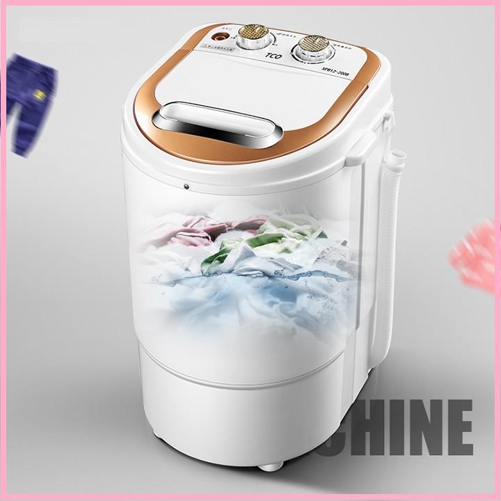 Máy giặt mini TCO 3kg có tia UV diệt khuẩn, chế độ hẹn giờ giặt và vắt