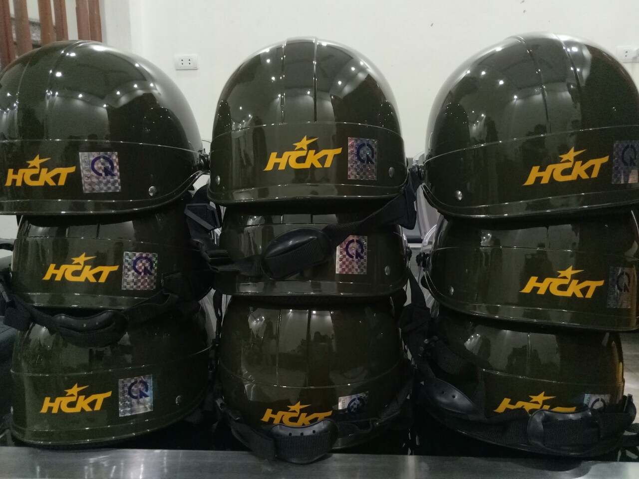 Mũ Bảo Hiểm HCKT M15 Chuyên Dùng Cho CA,  Hàng Cao Cấp Chính Hãng KitAcoom