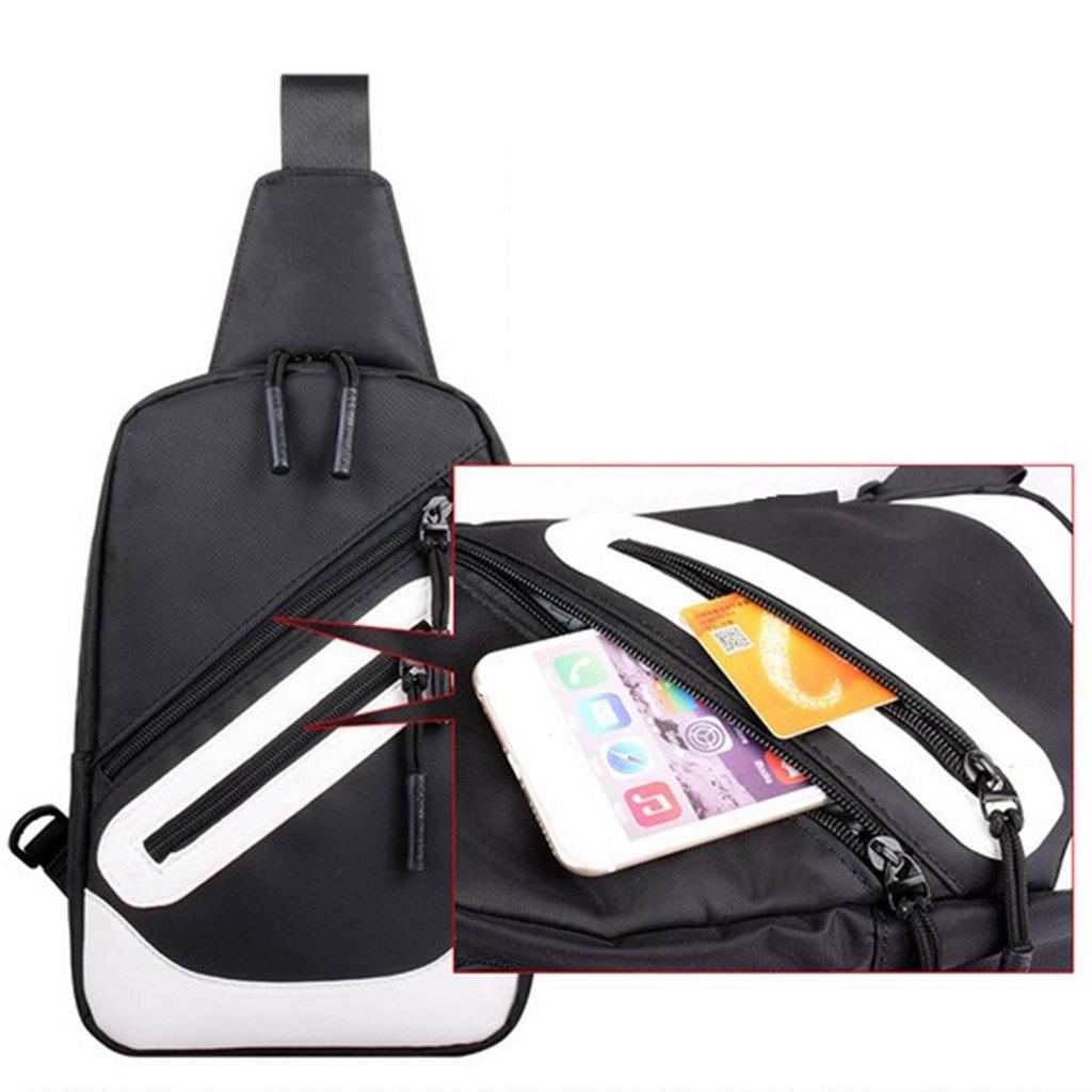 Canvas Single Shoulder Bag Leisure Sports Breast Bag Backpack