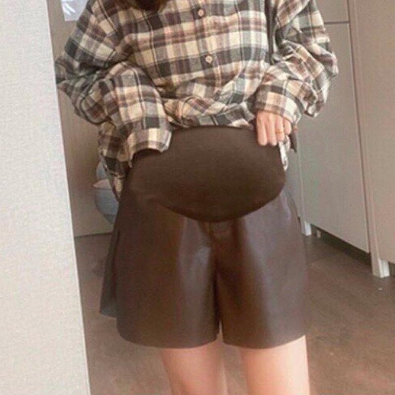 Quần đùi bà bầu sooc thu đông CHẤT DA dày dặn hàng thiết kế đẹp giá re