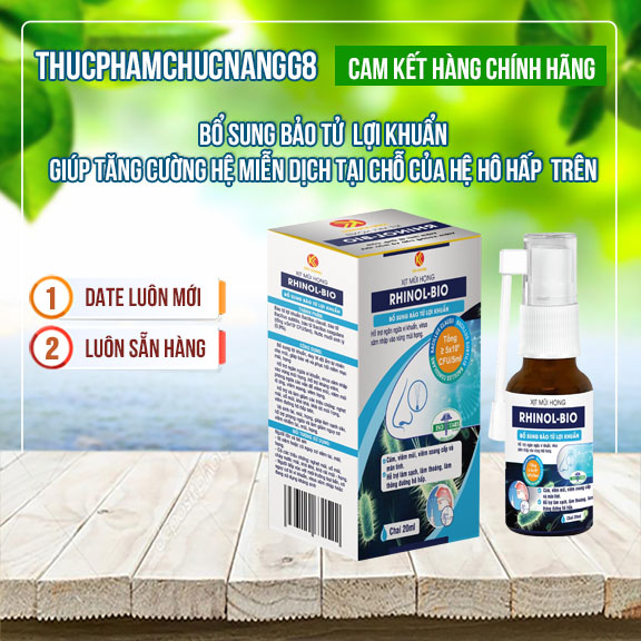 Xịt Mũi Họng Rhinol-Bio Kim Khang