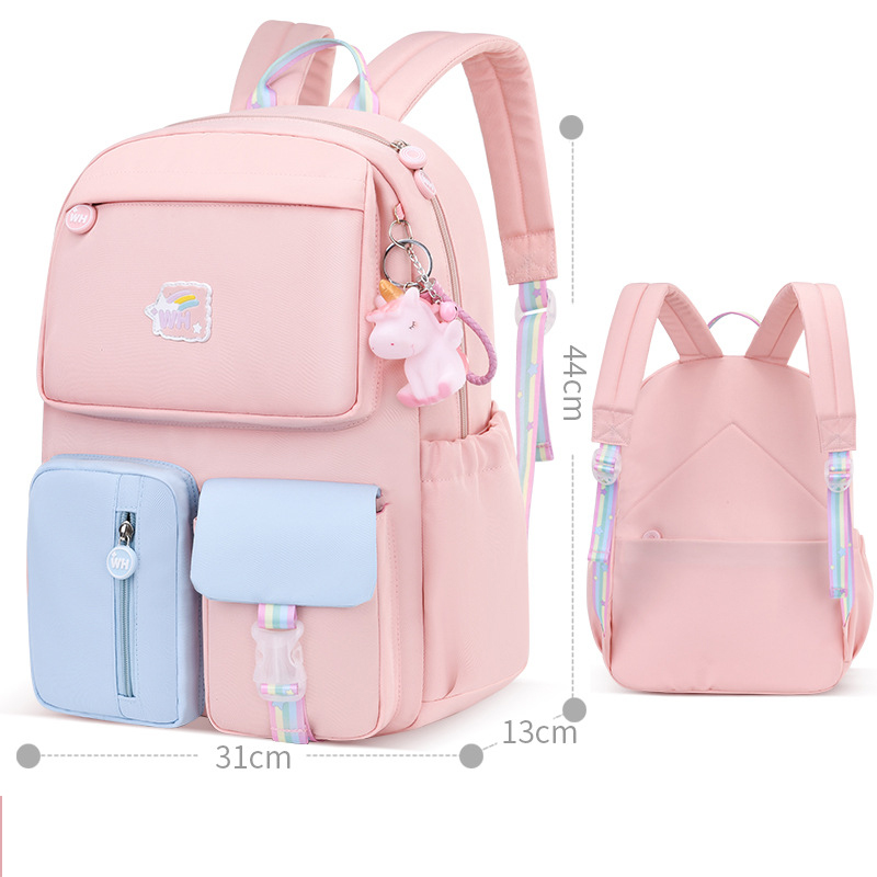 Ba lô học sinh bé gái siêu nhẹ chống nước cao cấp phong cách mới - BEE GEE HS1056A