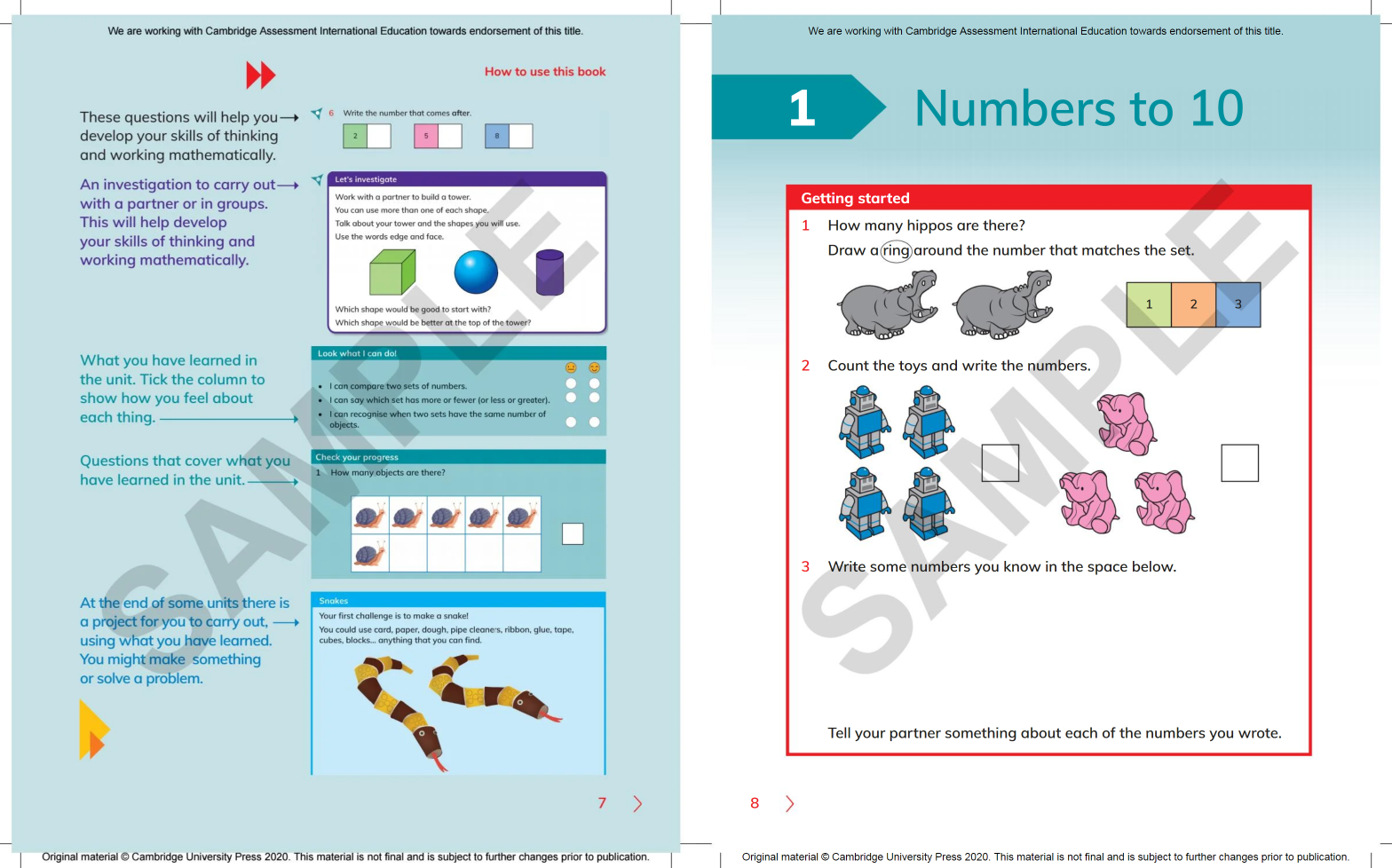 Cambridge Primary Mathematics Learner's Book 1 With Digital Access (1 Year) 2nd Edition