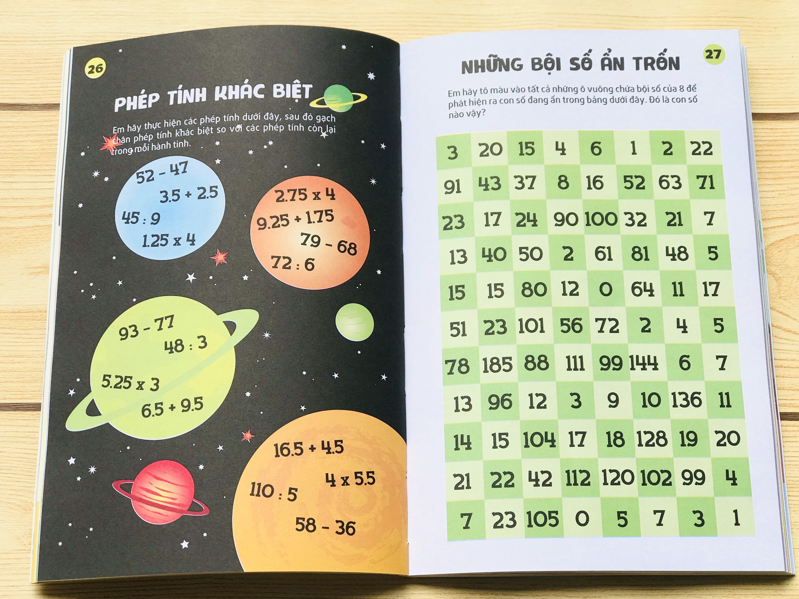 Sách 99 thử thách toán học và 97 thử thách cùng con số phát triển tư duy iq cho bé - bộ 2 cuốn, in màu ( 6 - 13 tuổi )