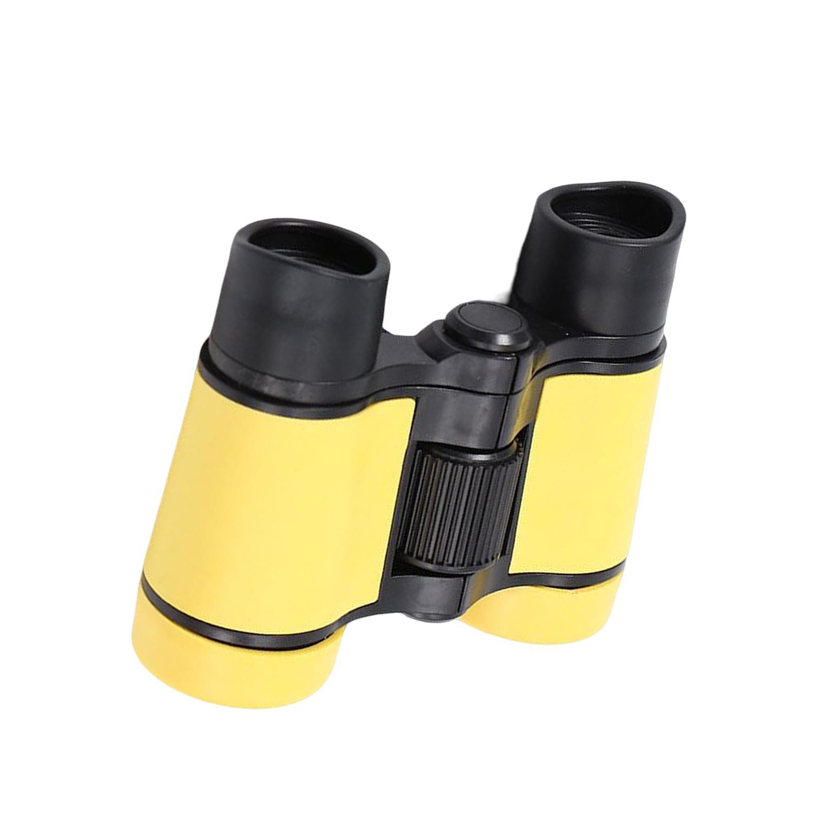 Lightweight Binoculars Toy Children  for Travel Camping Outdoor Yellow