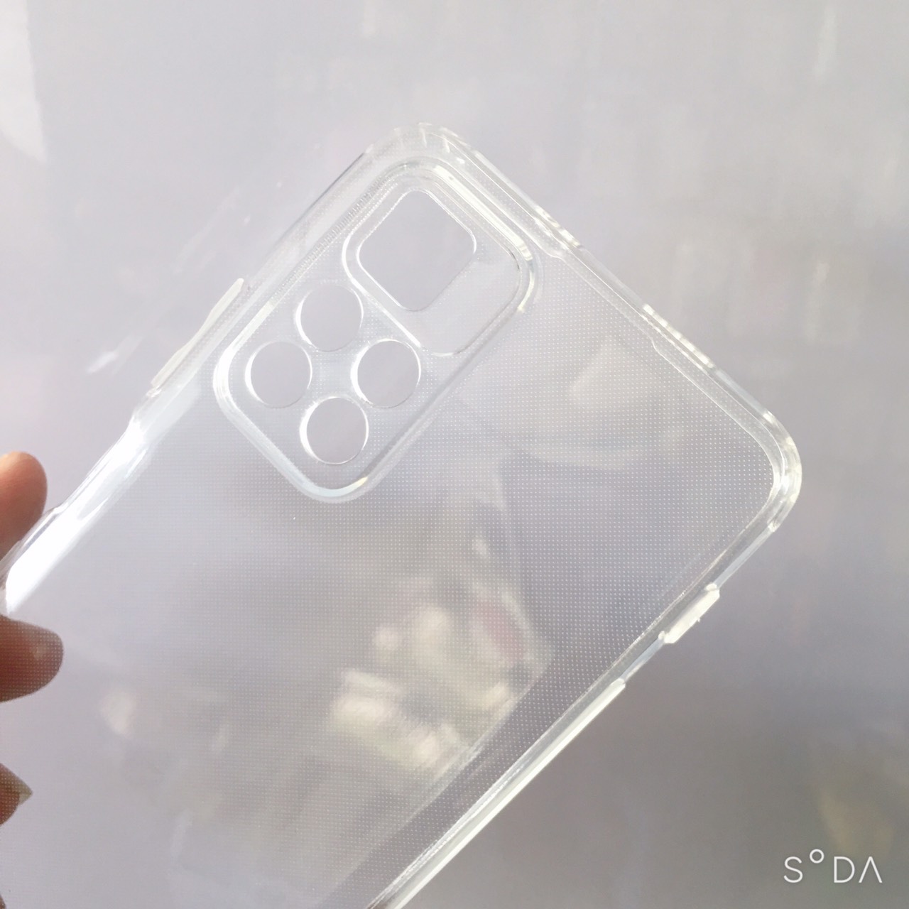  Ốp lưng dẻo trong TPU loại tốt, bảo vệ camera dành cho Xiaomi Redmi Note 11 5G