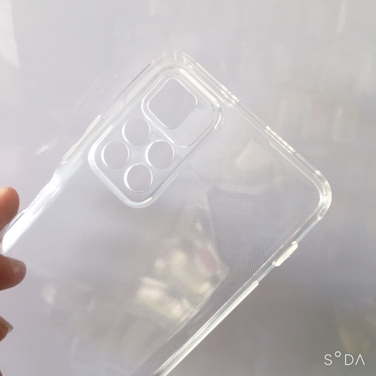 Ốp lưng dẻo trong TPU loại tốt, bảo vệ camera dành cho Xiaomi Redmi Note 11 5G