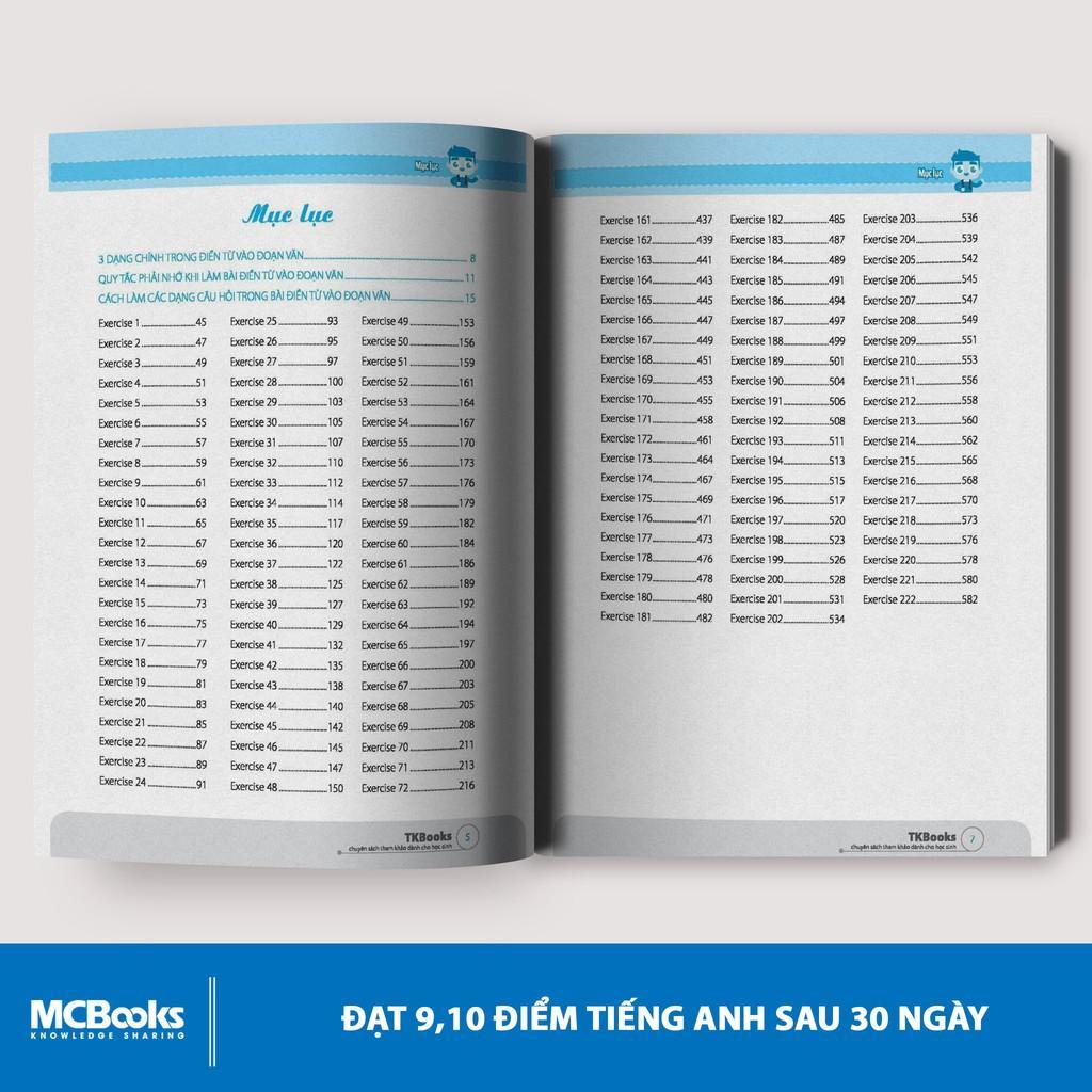 222 Bài Luyện Tập Điền Từ Tiếng Anh - Bản Quyền