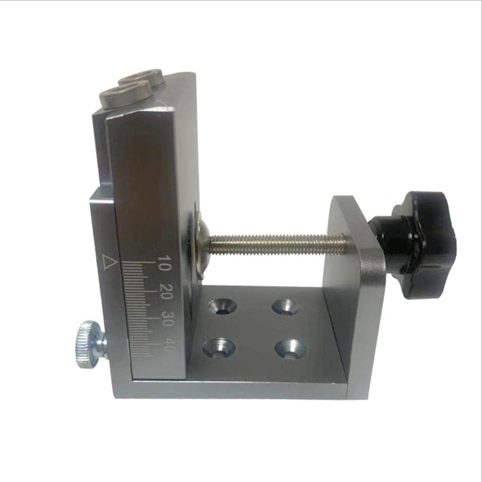 Woodworking Pocket Hole Locator Jig Kit Wood Doweling Hole Puncher with 9mm Step Drill Angle Drill Guide Tools