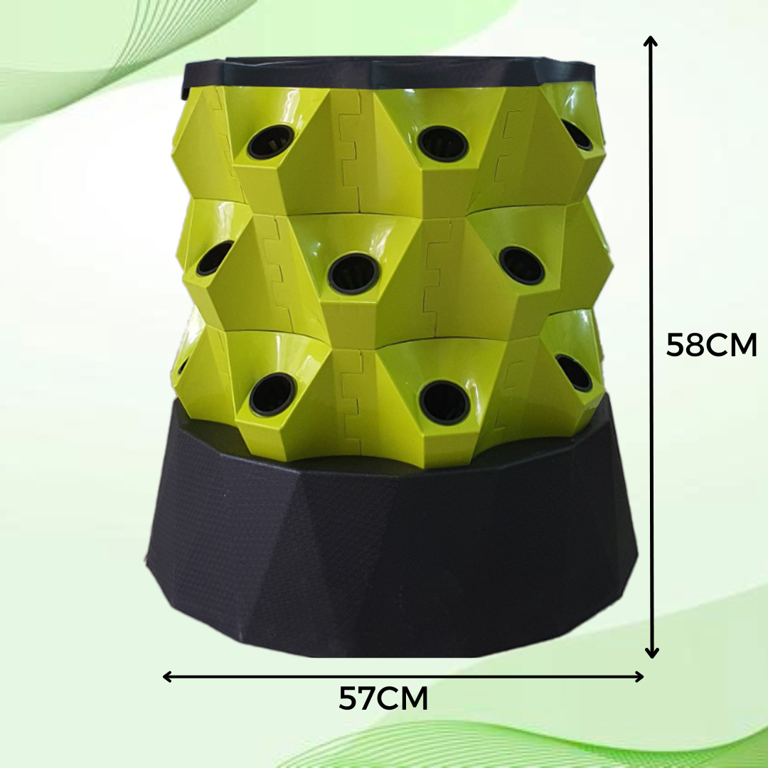 THÁP TRỒNG RAU THỦY CANH THÔNG MINH GREEN KONOHA - 3 TẦNG