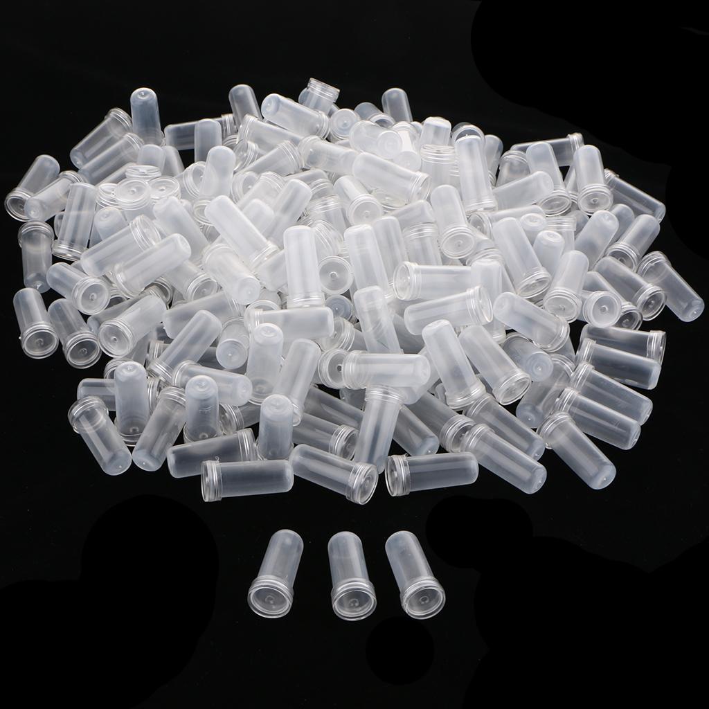 Plastic Flower Water Tubes Floral Tube/Vials Clear Blue_4.1x1.8cm