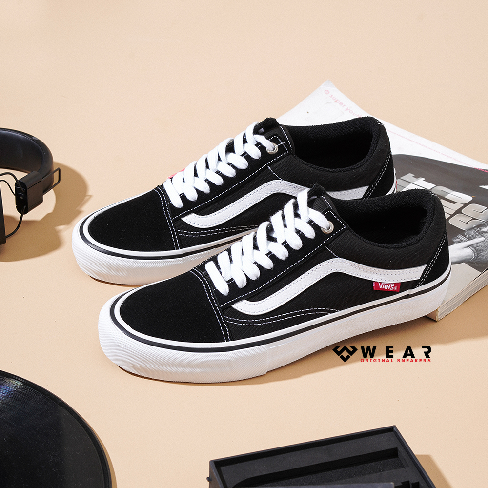 Giày Vans Old Skool Pro Black White - VN000ZD4Y28