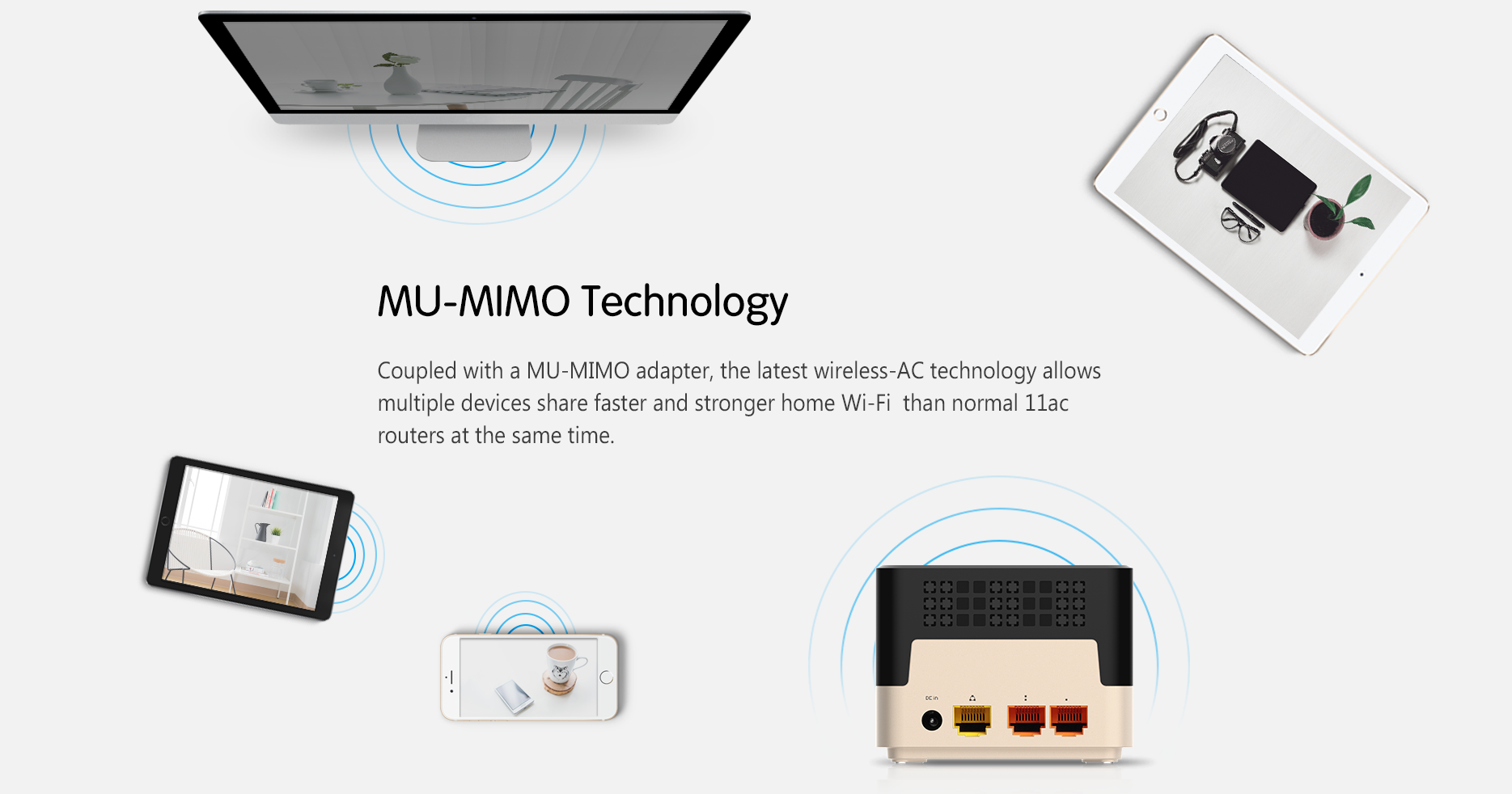 Bộ phát wifi Công nghệ Mesh Totolink T10 chuẩn AC1200 Hàng chính hãng