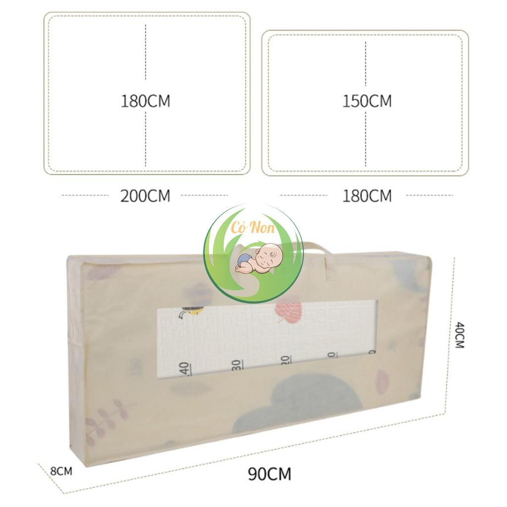 Thảm xốp lót sàn xpe 2 mặt gấp gọn chống thấm nước