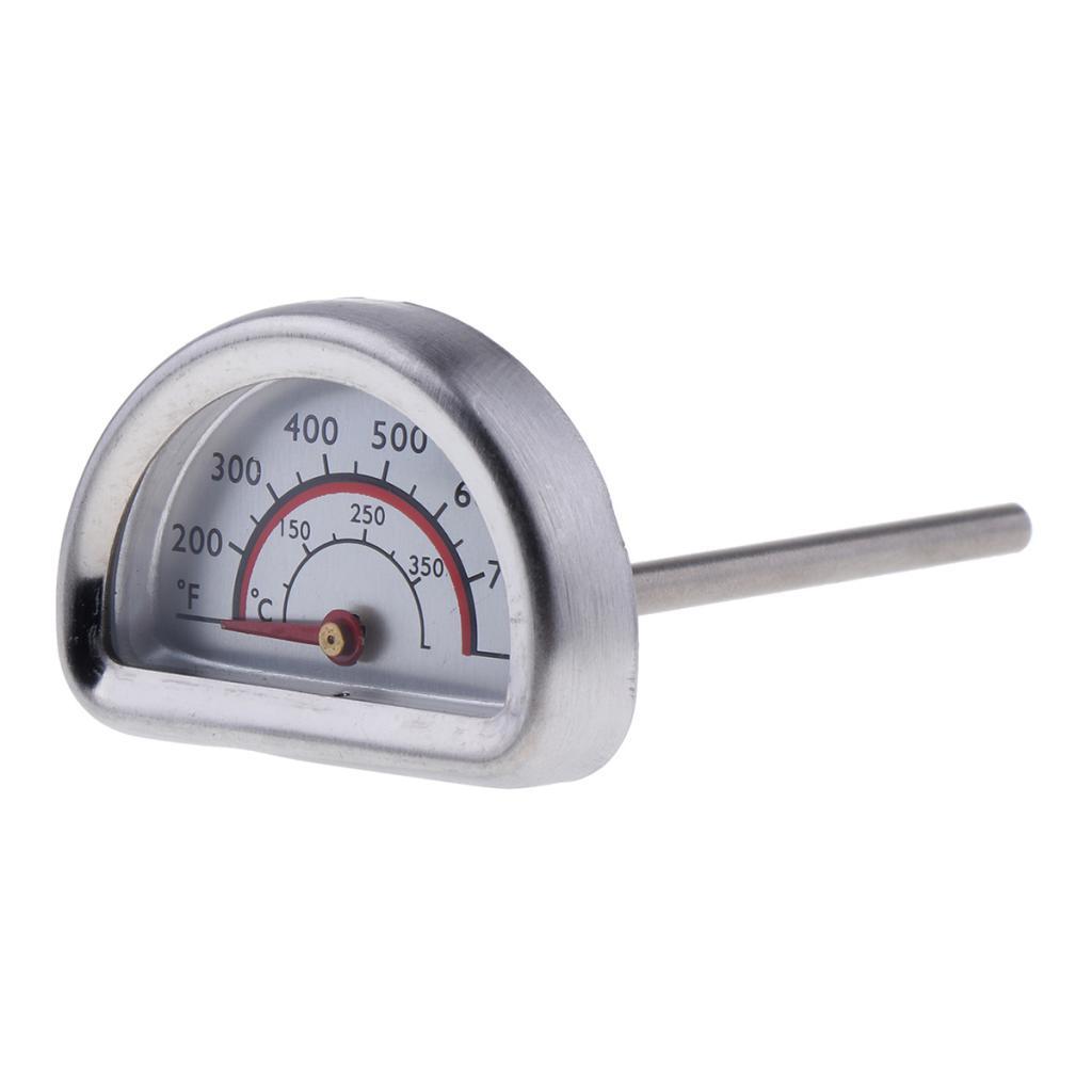 3xPrecise Semicircle Oven Monitoring Thermometer BBQ Cooking Thermometer Gauge