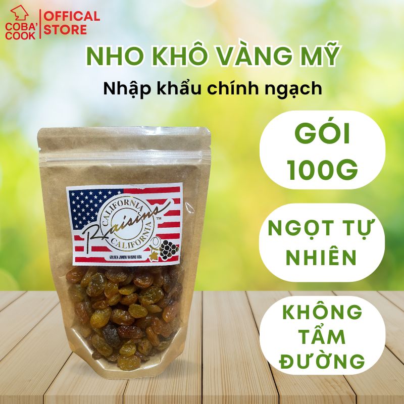 Nho Khô Vàng Nhập Khẩu Mỹ Nhập Khẩu Chính Ngạch