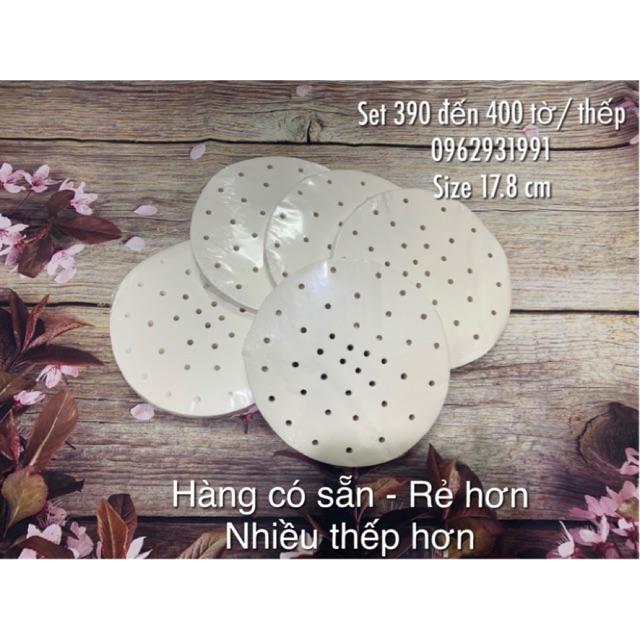 Giấy nến Size 17.8 cm - Set 5 thếp * 390->400 tờ / thếp giấy nến dành cho NCKD và Xửng hấp