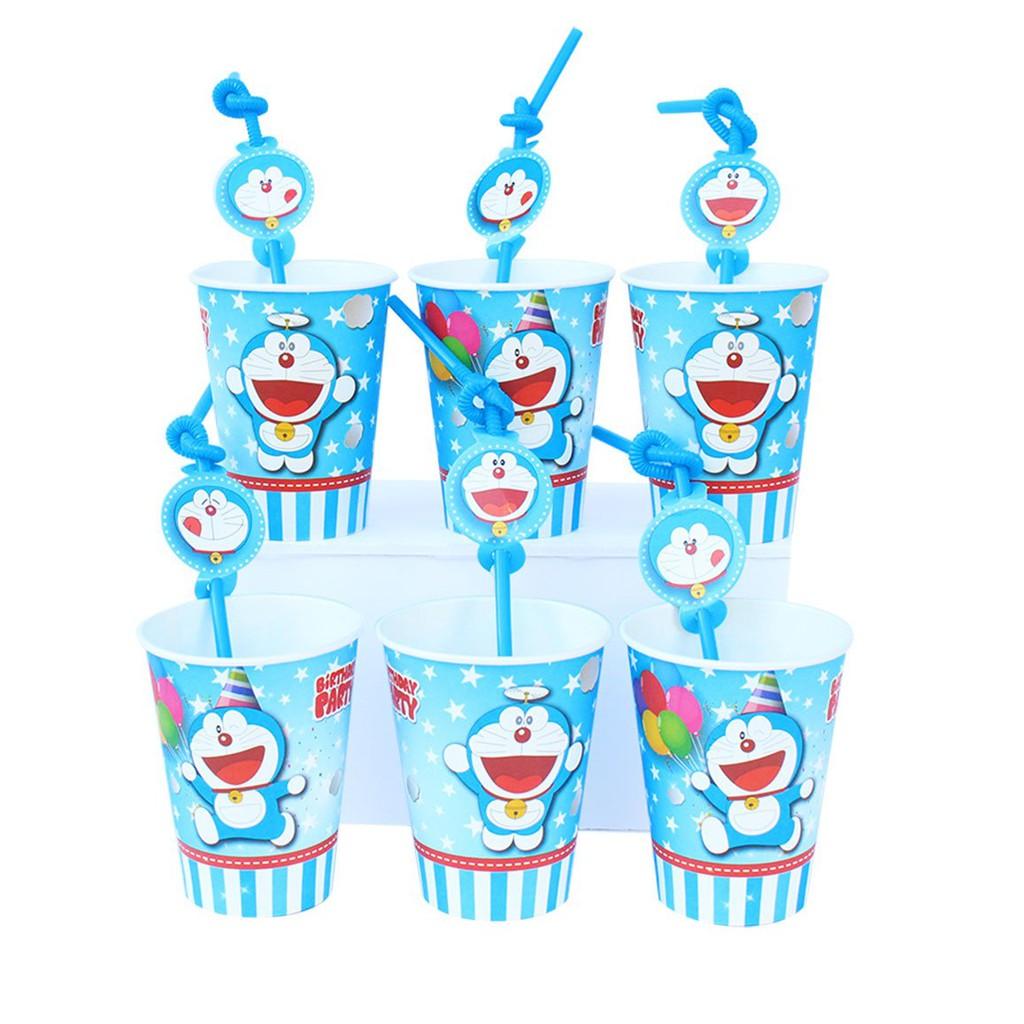 Set 6 cái Ly Giấy Chủ Đề Dành Cho Bé Trai