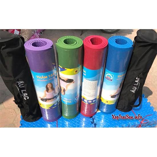 Thảm yoga âu lạc cao cấp kèm túi đựng