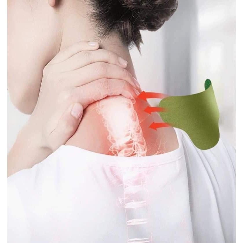 Combo 3 Hộp 12 Miếng Cao Dán Ngải Cứu Giảm Đau Cổ Vai Gáy - Miếng Dán Thảo Dược Giảm Nhức Mỏi Tiện Lợi