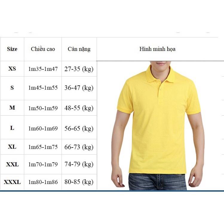 Áo Thun Polo Có Cổ Phong Cách Hàn Quốc Vải Dày Mát Màu Trắng