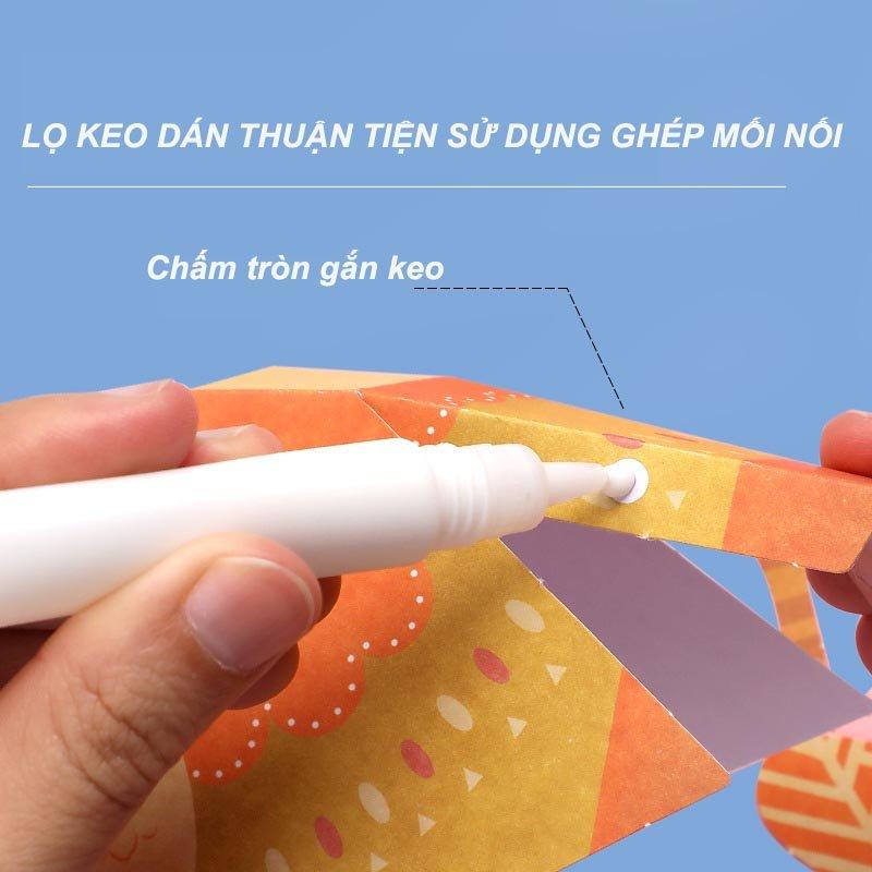 BỘ GẤP HÌNH 3D - ORIGAMI CHO BÉ - KHÔNG DÙNG KÉO