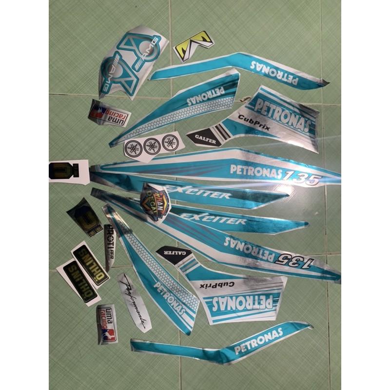 Tem exciter 135 petronas xanh ngọc crom