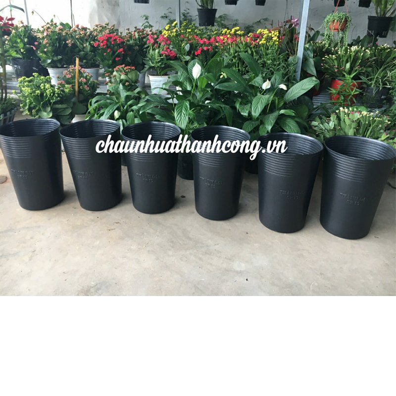 10 Cái - Chậu CSR 30x21cm nhựa PE dẻo trồng cây giống bền trên 10 năm-77124