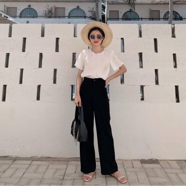 ZIEL Quần suông vải mềm nhẹ, form rũ bay tự nhiên | Rosy Pants