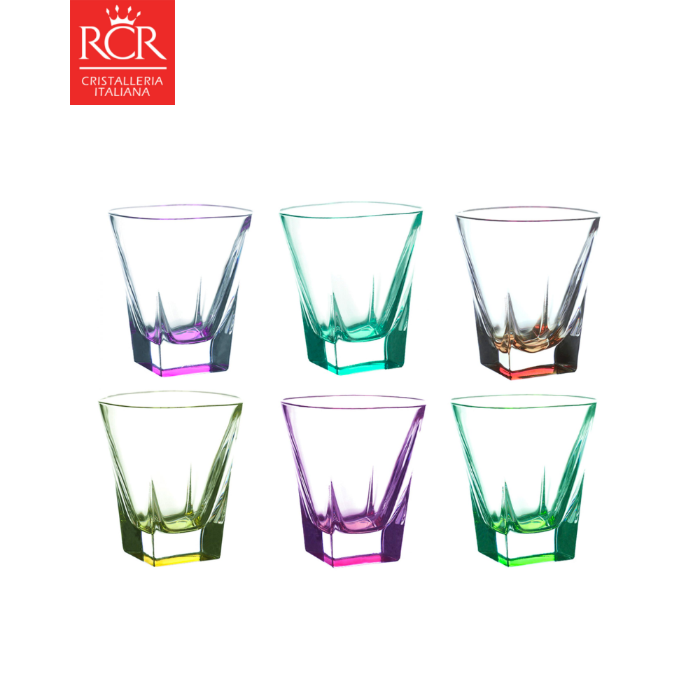 Ly Thuỷ Tinh Pha Lê Màu RCR - Fusion Coloured Dof Tumblers 270 ml