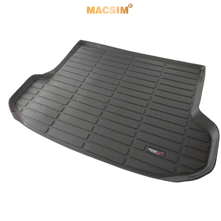 Thảm lót cốp xe ô tô Subaru Outback 2020-2025 nhãn hiệu Macsim chất liệu TPV cao cấp màu đen