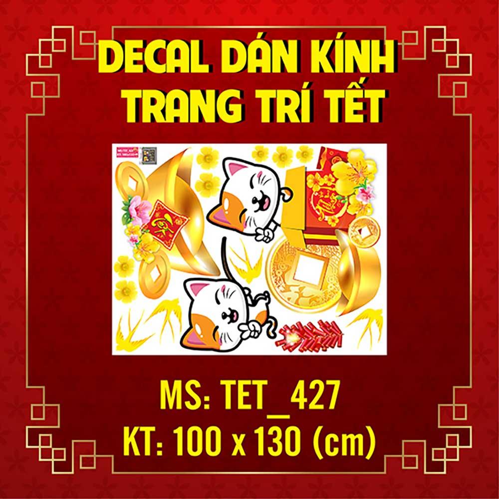 DECAL TRANG TRÍ TẾT 2023 COMBO HAPPY NEW YEAR