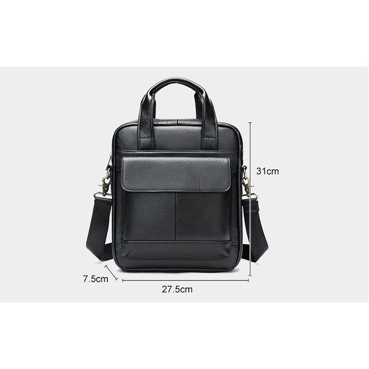 Túi xách công sở nam - Túi đeo chéo nam BHM8579 vừa laptop 13inch, tài liệu A4