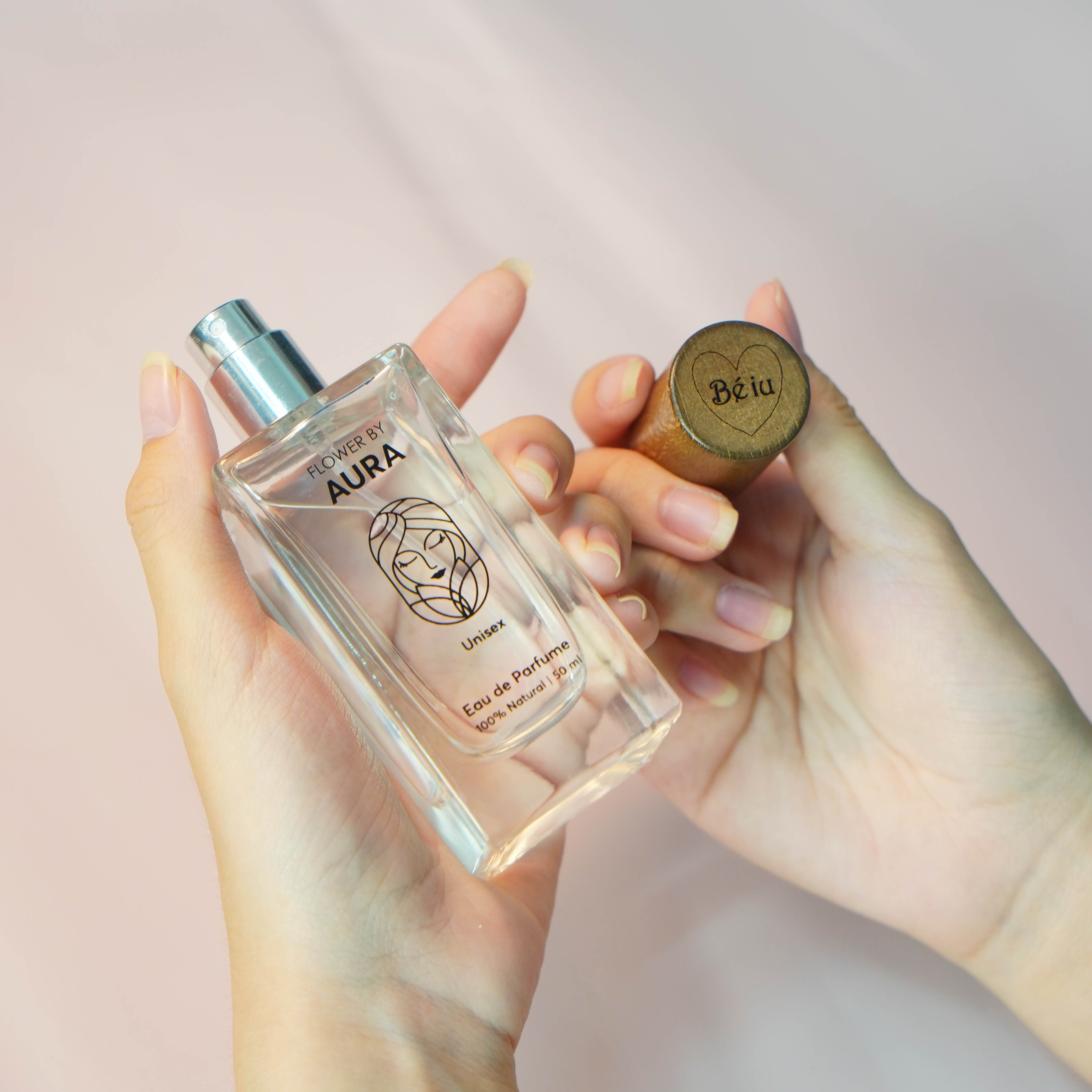 Nước hoa thiên nhiên Flower By Aura/ Unisex hương thơm tinh tế, quyến rũ cho nam và nữ 50ml