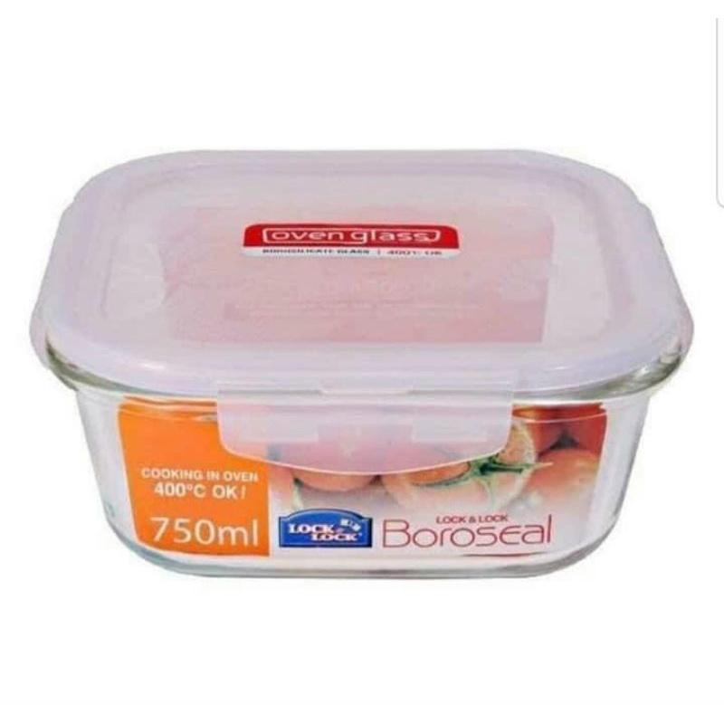 COMBO 4 HỘP THỦY TINH CHỊU NHIỆT LOCK & LOCK THỂ TÍCH 750ml