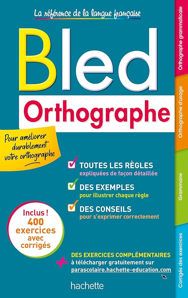 Sách học tiếng Pháp BLED ORTHOGRAPHE