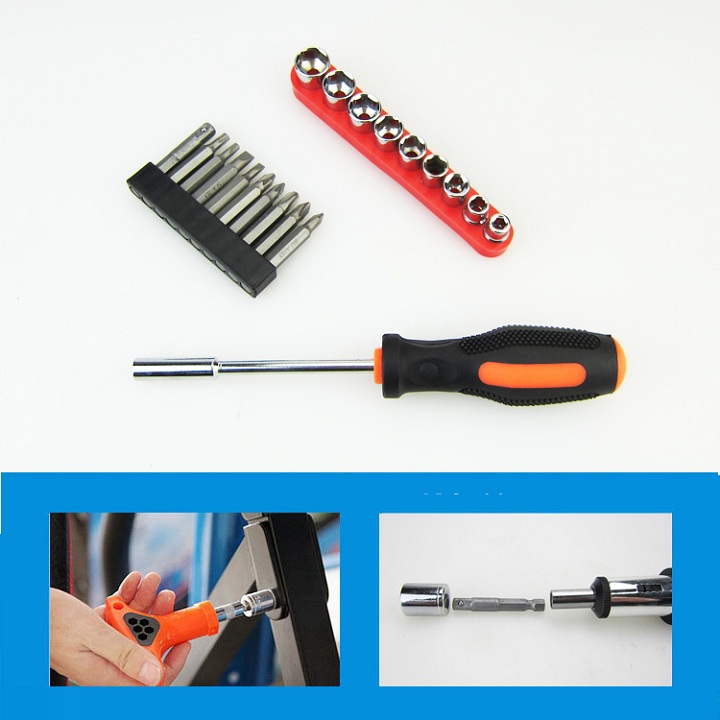 Bộ máy khoan động lực đa năng khoan sắt, tường có chế độ đảo chiều, máy bắt vít, sửa chữa
