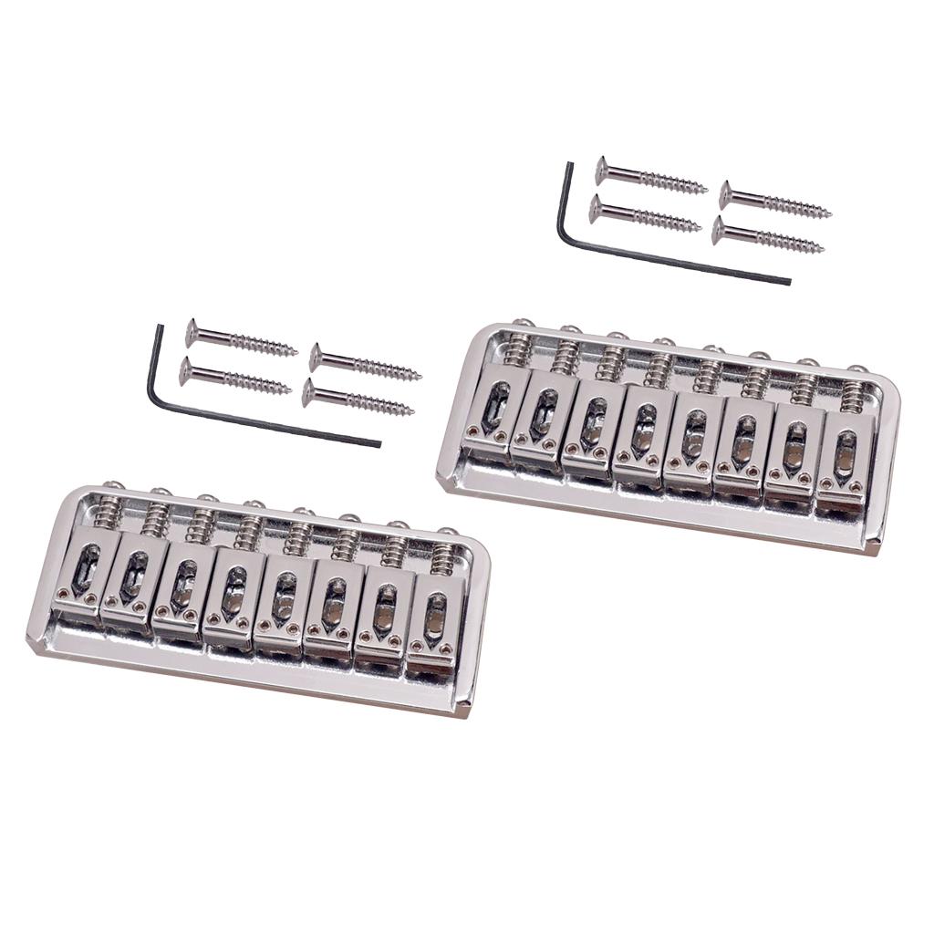 Baoblade 2 chiếc Đàn Guitar Hội Cầu Loại Cố Định 8 Yên Ngựa cho Đàn Guitar Điện Phần