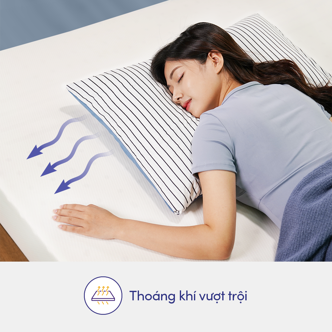 [Độc Quyền] Nệm Cao Su Thiên Nhiên Foam Cao Cấp Kim Cương Stella 15cm Công Nghệ Kháng Khuẩn Chuẩn Châu Âu, Độ Đàn Hồi Tối Ưu, Nâng Đỡ Cơ Thể Tuyệt Đối