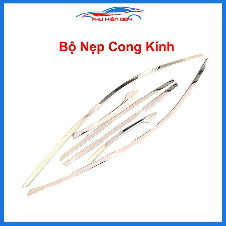Bộ nẹp viền cong kính Inox Cho Mazda Cx5 2018-2022
