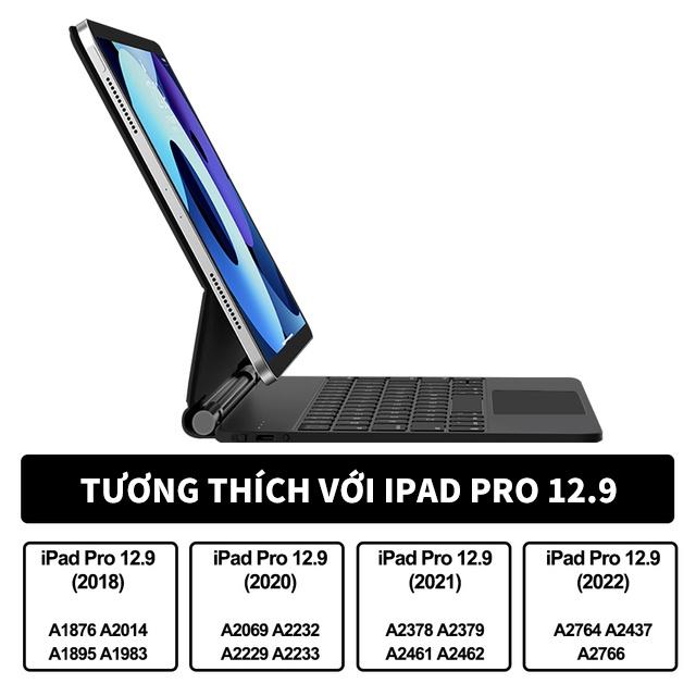 [HÀNG CHÍNH HÃNG GOOJODOQ] A1860 - A1890 - Bàn Phím Bluetooth Magic Dành Cho iPad Pro 11 12.9 Air 4 5 Gen 10th 10.9