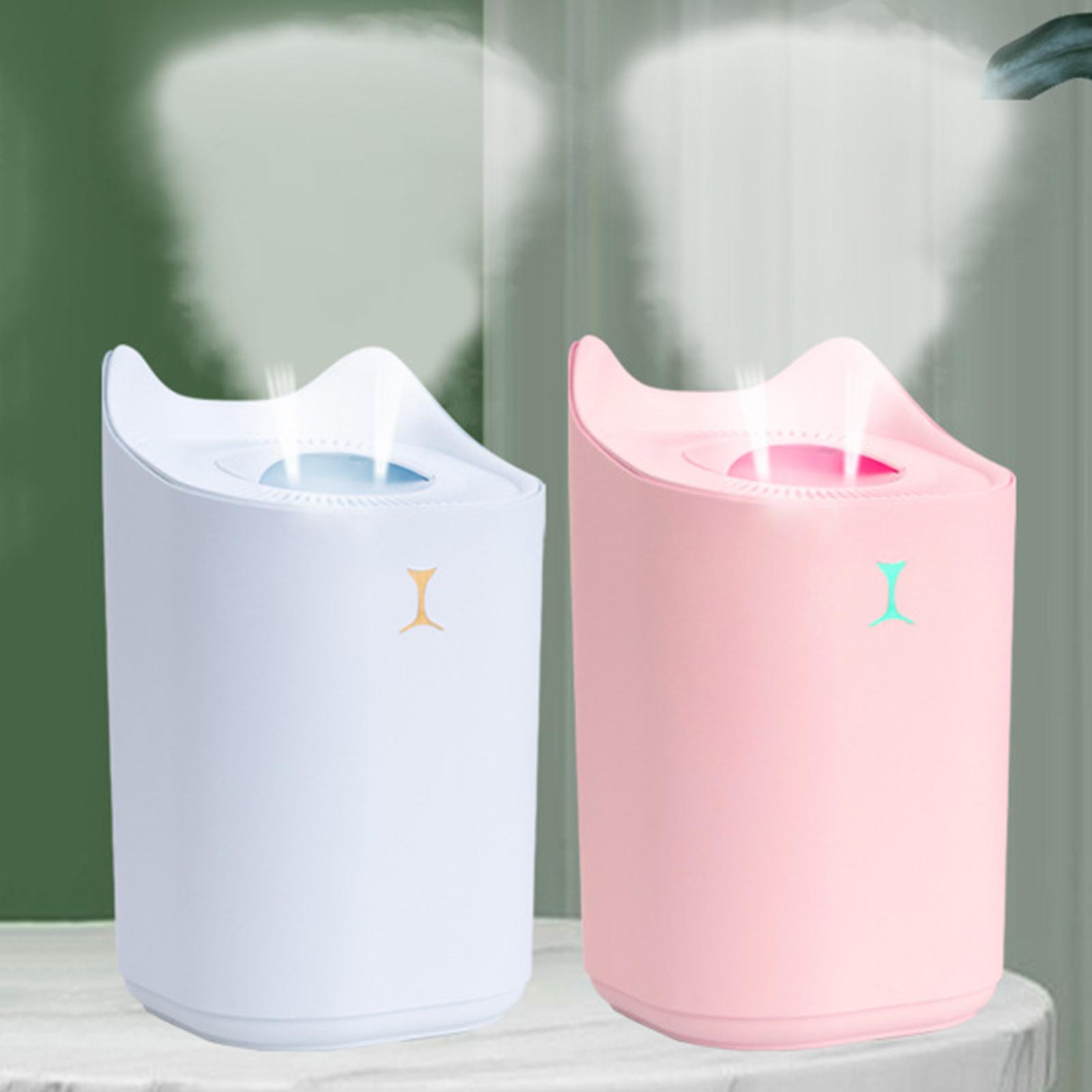 USB Mini Humidifier 330ml Portable Humidifier Cool Mist Humidifier Colorful LED Night Light