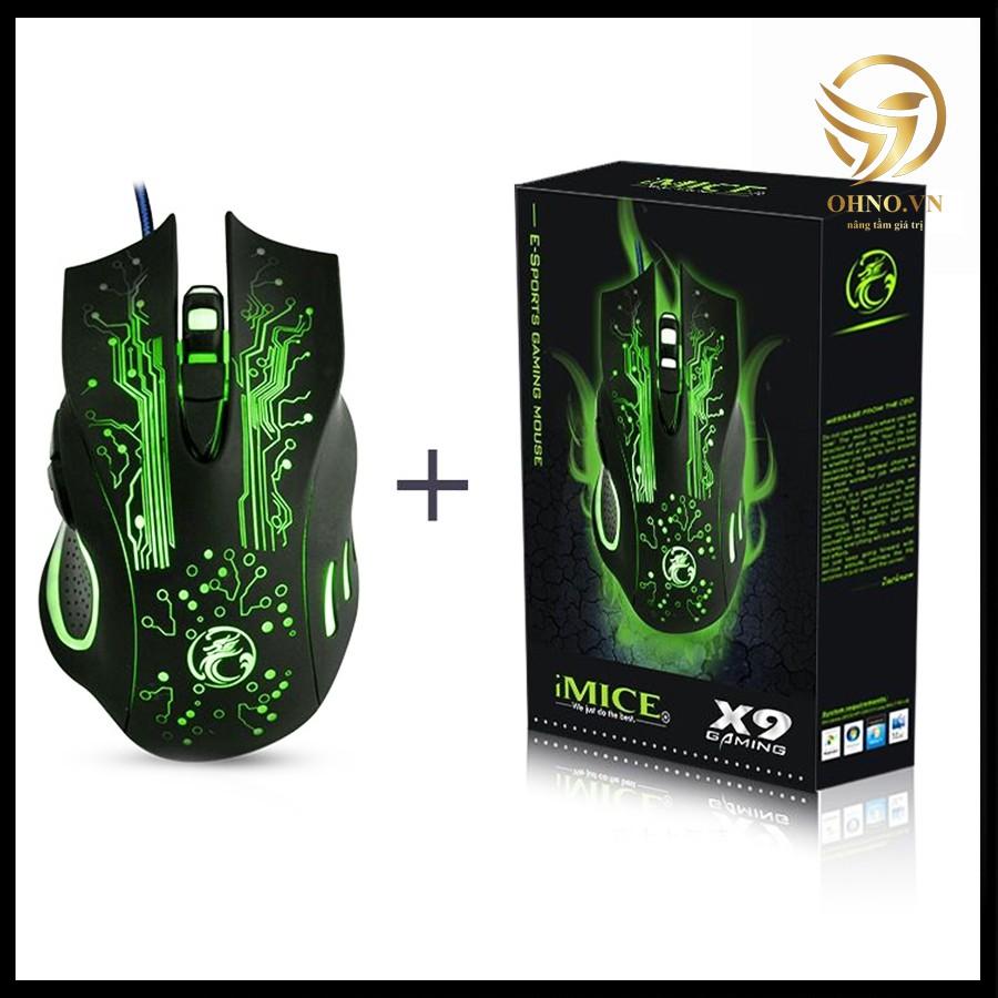 Chuột Gaming Mouse X9 Chuột Máy Tính Có Dây Cho Game Thủ Chuột Laptop Gaming Vi Tính Chơi Game