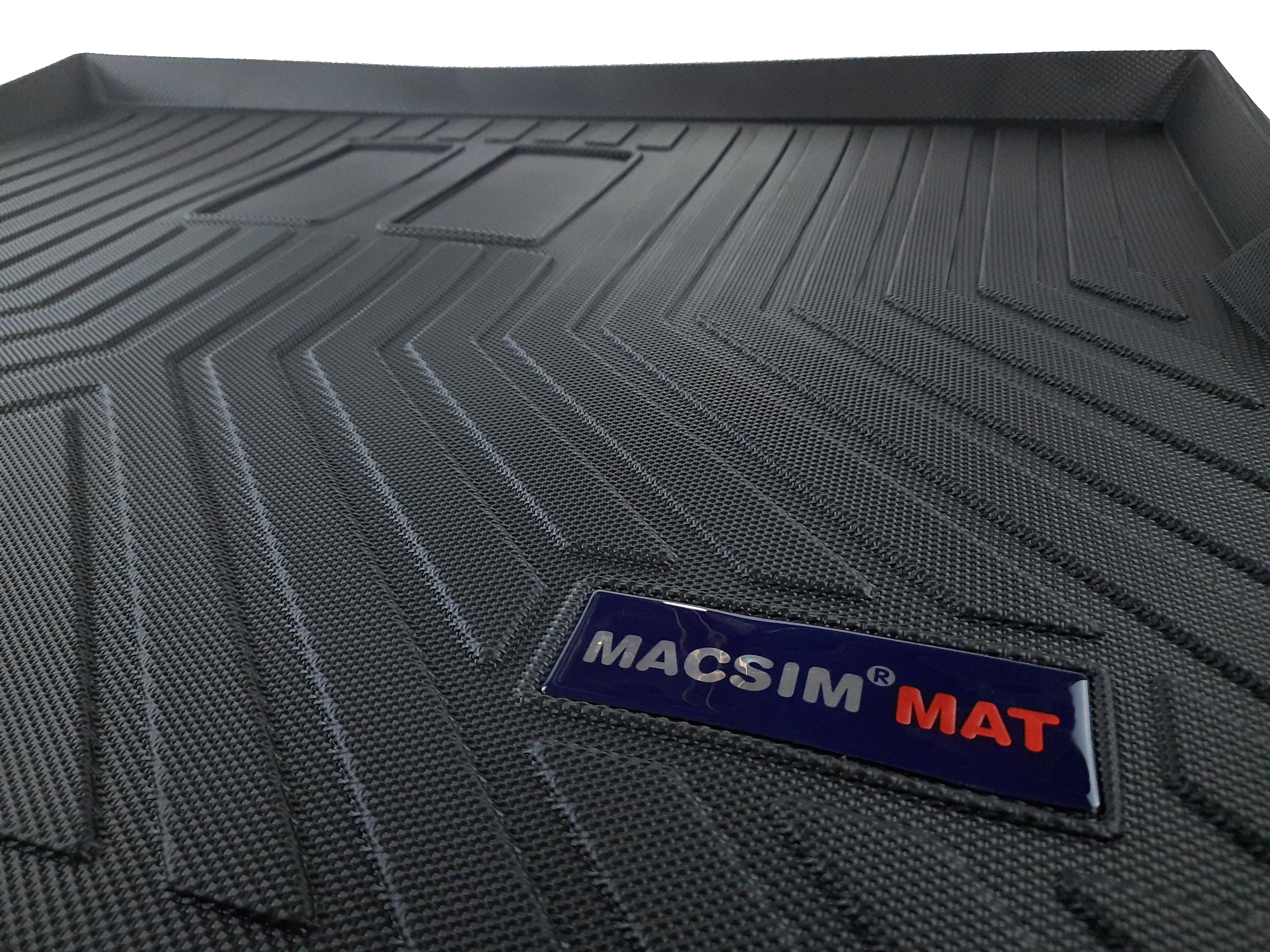 Thảm lót cốp hn xe ô tô Toyota Rush 2017-đến nay nhãn hiệu Macsim chất liệu TPV cao cấp màu đen(D0281)