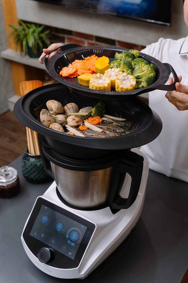 Robot Đầu Bếp Topchef Thiết Kế Thông Minh Màn Hình Cảm Ứng 7 Inch Hàng Cao Cấp ( Tặng Kèm Quà Khi Mua Sản Phẩm )