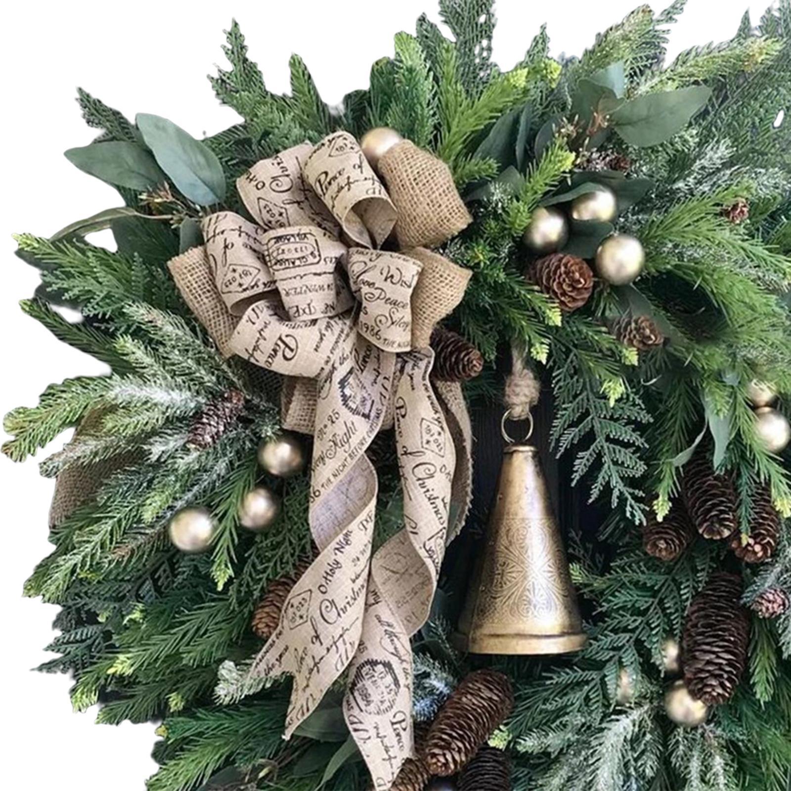 Artificial Wreath Christmas Winter Wreath Garland for Door Wedding
