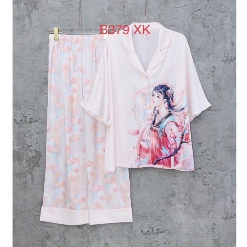 BỘ PYJAMA LỤA DÀI QUẢNG CHÂU