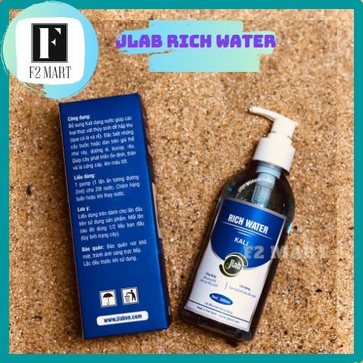Jlab Rich Water - Phân nước bổ sung kali cho hồ cá thủy sinh