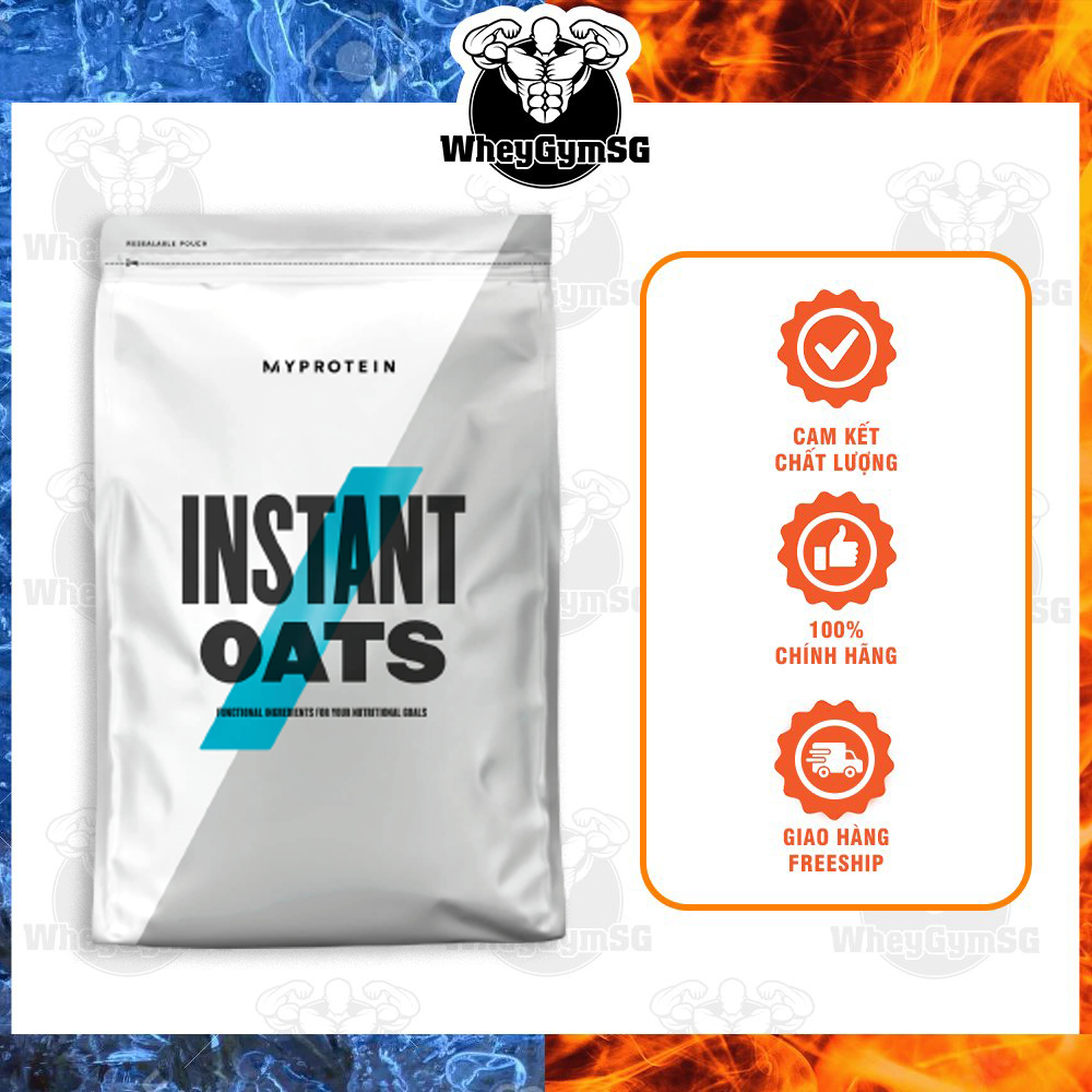 MYPROTEIN OATS 5kg Yến Mạch Ăn Liền Myprotein Instant Oats  Ăn Kiêng Bổ Sung Nhiều Chât Xơ Vitamin